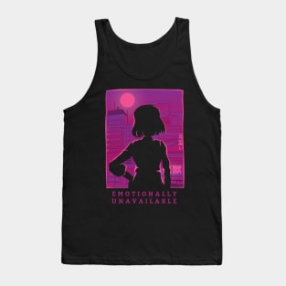 Emotionally Unavailable, Emotionally Tired, Anime Tank Top